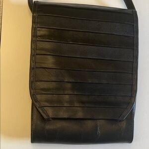 Sleek Black Crossbody Bag